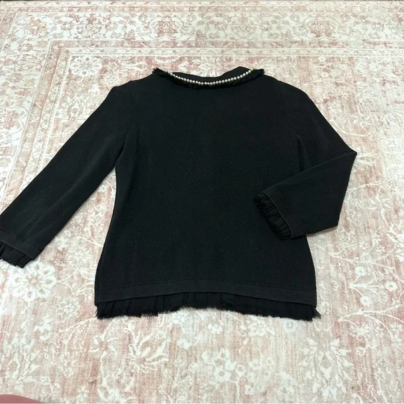 WHBM Pearl Embellished Knit Cardigan Jacket - Picture 12 of 12